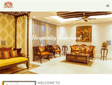 Tablet Screenshot of hotelclarkindia.com